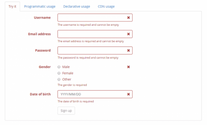 bootstrapvalidator - jQuery валидатор форм