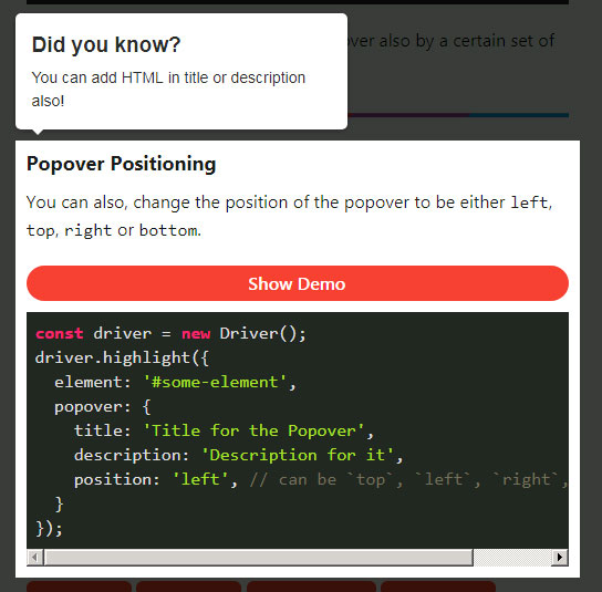 kamranahmedse/driver.js - js скрипт для фокусировки пользователя на странице kamranahmedse/driver.js - js скрипт для фокусировки пользователя на странице