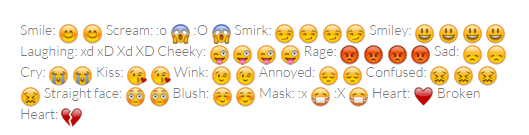 emojify.js - скрипт преобразования текстовых смайлов 