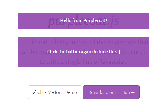 purplecoat.js - скрипт позволяет подсвечивать определенную область по клику purplecoat.js - скрипт позволяет подсвечивать определенную область по клику