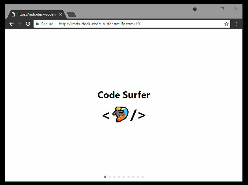 pomber/code-surfer - scrolling, zooming и highlighting кода