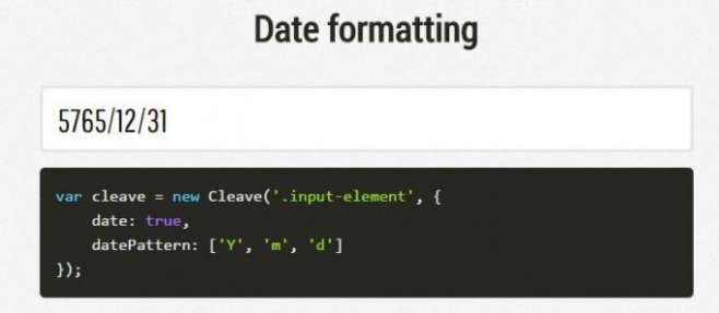 Cleave.js - инпут маска (не требует jquery) Cleave.js - инпут маска (не требует jquery)