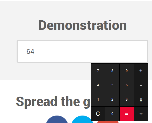 jCalculator - скрипт калькулятора на js
