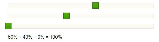 jQuery Linked UI Sliders