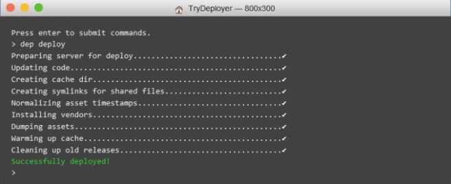Deployer - Deployment Tool for PHP Deployer - Deployment Tool for PHP
