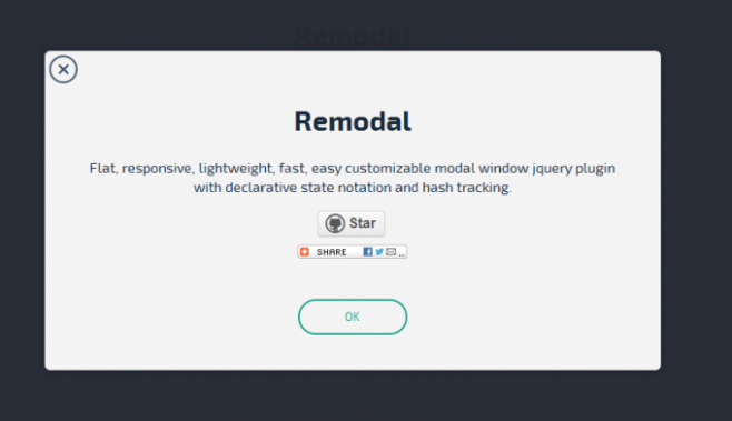 Remodal - плоский, адаптивный, легковесный скрипт модального окна