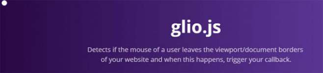 glio.js - скрипт реагирует когда мышка покидает область браузера glio.js - скрипт реагирует когда мышка покидает область браузера