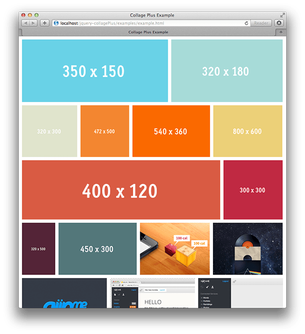 CollagePlus - jquery плагин для создания коллажей