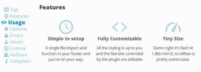 scrollNav.js - A jQuery plugin for building a scrolling side nav scrollNav.js - A jQuery plugin for building a scrolling side nav