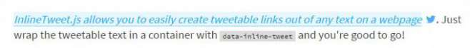 InlineTweet.js - скрипт позволяет расшарить любой текст для твиттера InlineTweet.js - скрипт позволяет расшарить любой текст для твиттера