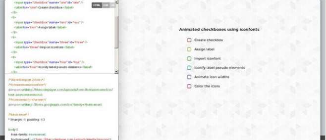 Подмена стандартных checkbox с помощью css и iconfonts