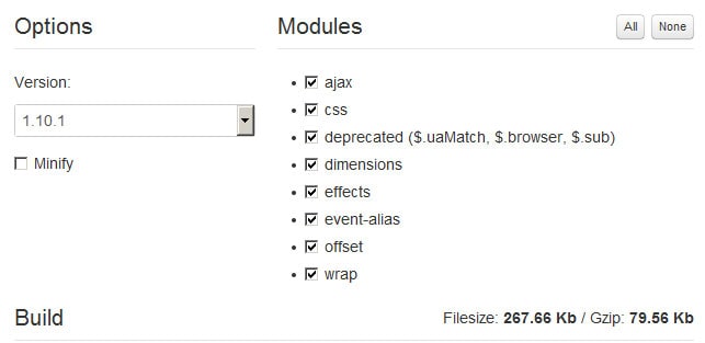 jQuery Builder