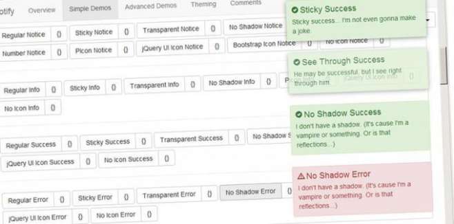 PNotify - плагин уведомлений для twitter bootstrap или jQuery UI