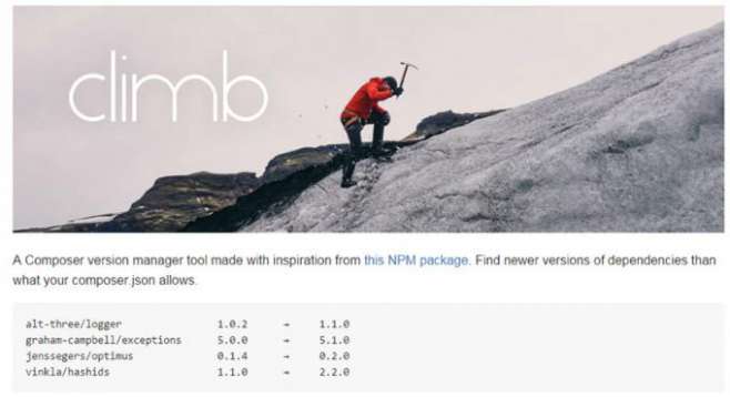 climb - управление версиями в composer climb - управление версиями в composer