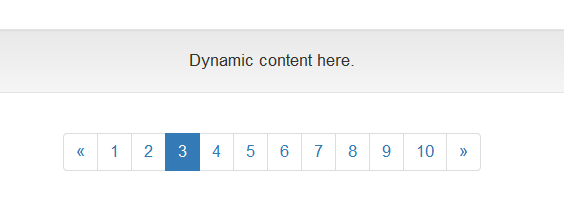 bootpag - динамическая пагинация ( стороне клиента ) на jQuery
