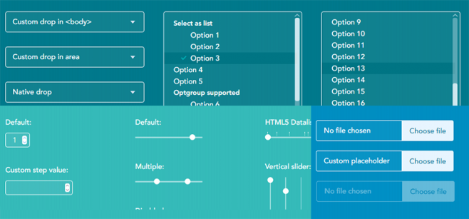 JCF (js-custom-forms) - скрипт стилизации стандартных элементов форм