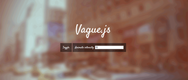 Vague.js - скрипт размытия любого элемента на страницы