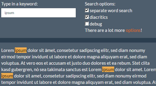 mark.js - js подсветка текста mark.js - js подсветка текста