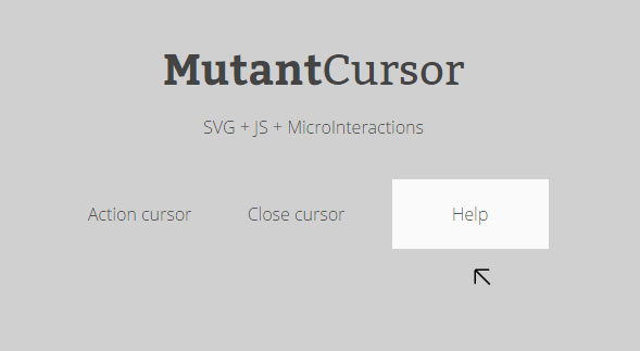 MutantCursor - скрипт меняет отображение курсора с анимацией