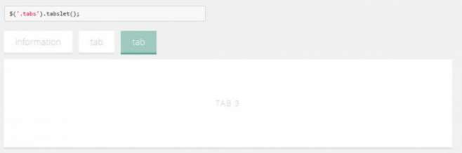 Tabslet - jQuery плагин для табов Tabslet - jQuery плагин для табов