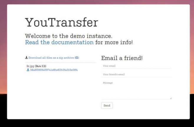 YouTransfer - решение совместного использования файлов, альтернатива например Dropbox 